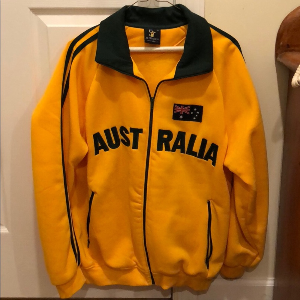 Mr. Kangaroo fleece zip up sweatshirt with collar
